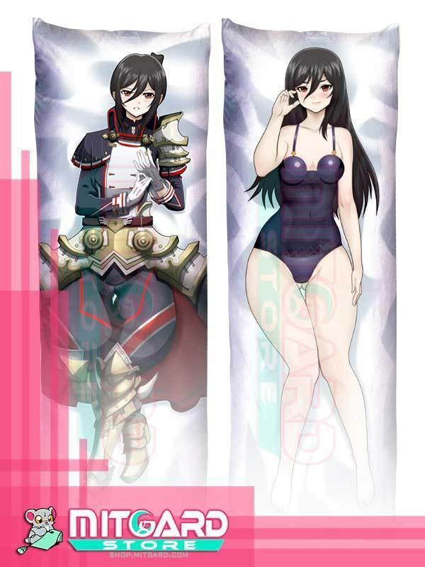XENOBLADE CHRONICLES 2 Morag Ladair Body pillow case Dakimakura - 50cmx150cm / Peach Skin / 2 Sides Printed - 1